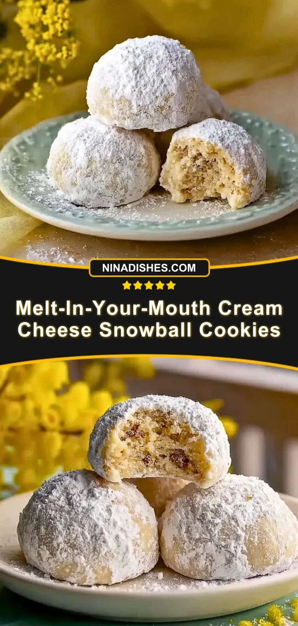 Melt-In-Your-Mouth Cream Cheese Snowball Cookies (3)