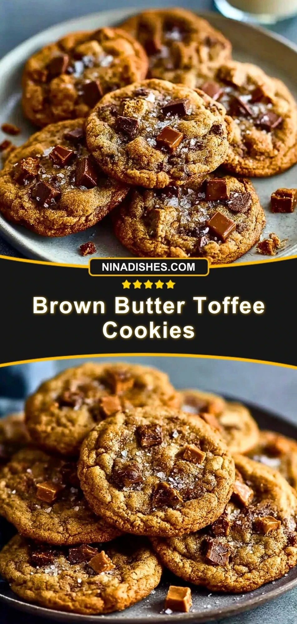 Brown Butter Toffee Cookies (3)