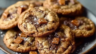 Brown Butter Toffee Cookies