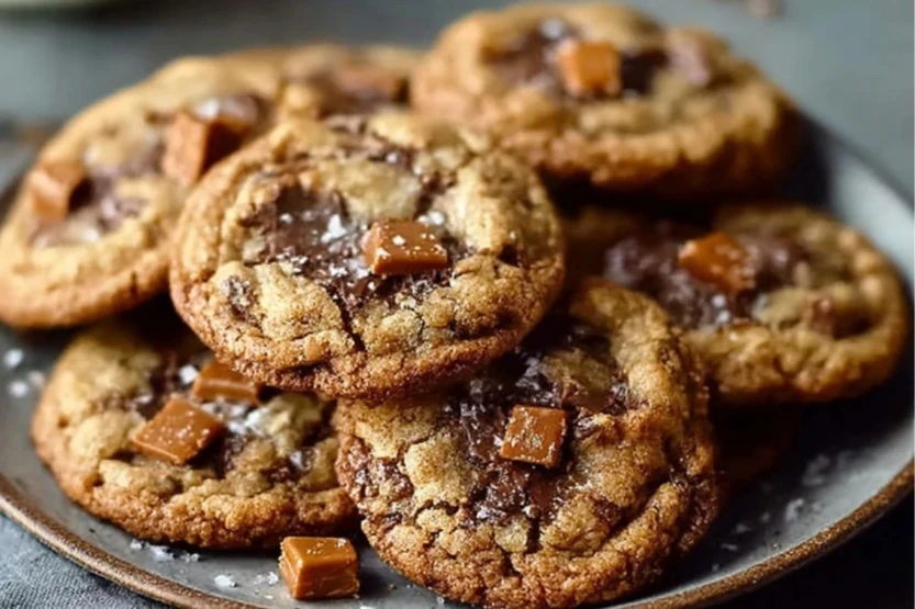 Brown Butter Toffee Cookies