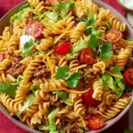 Cheesy Taco Pasta Salad