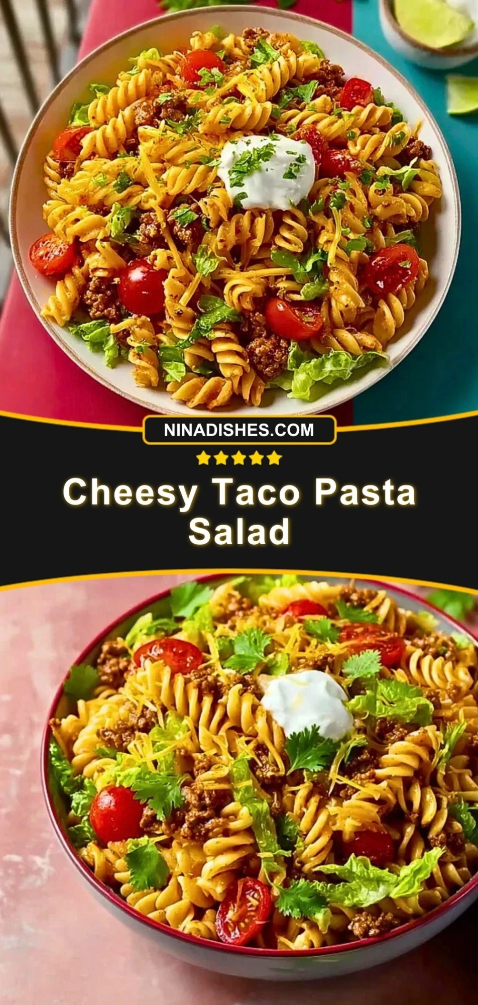 Cheesy Taco Pasta Salad (3)