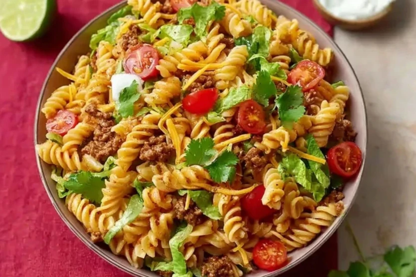 Cheesy Taco Pasta Salad