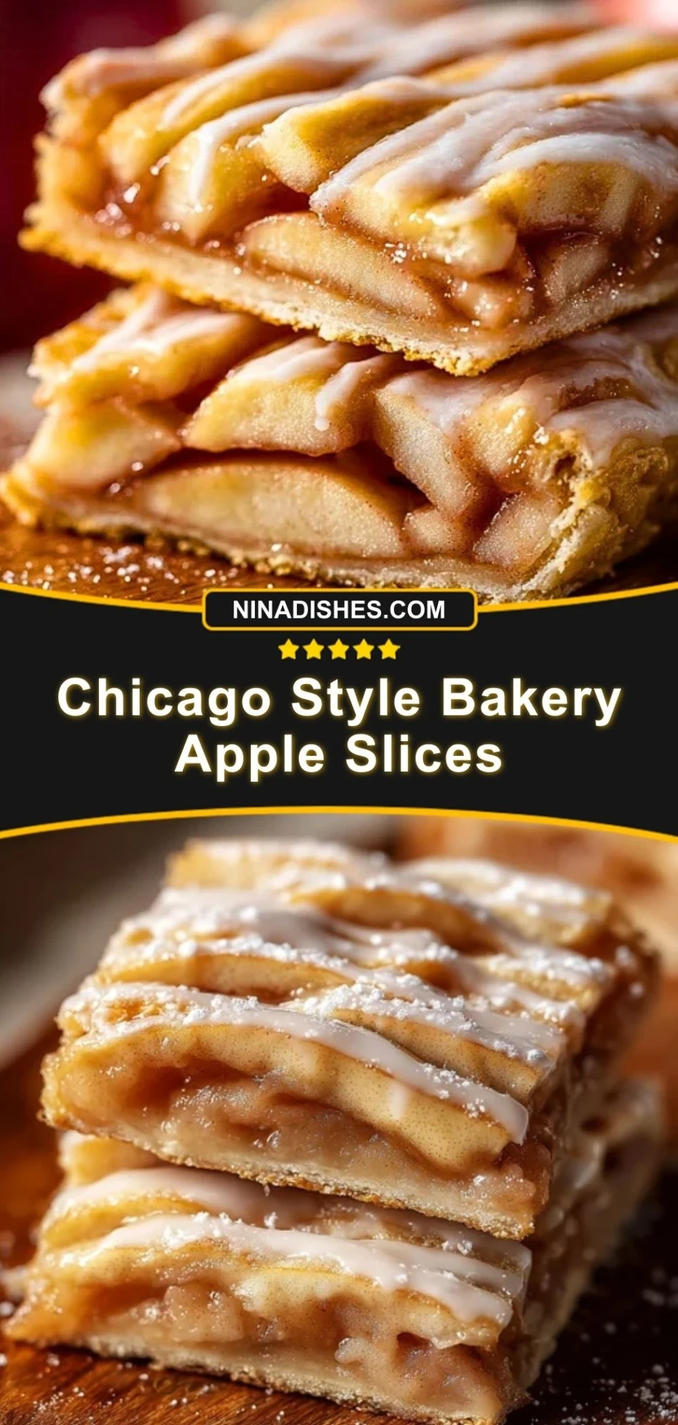 Chicago Style Bakery Apple Slices (3)
