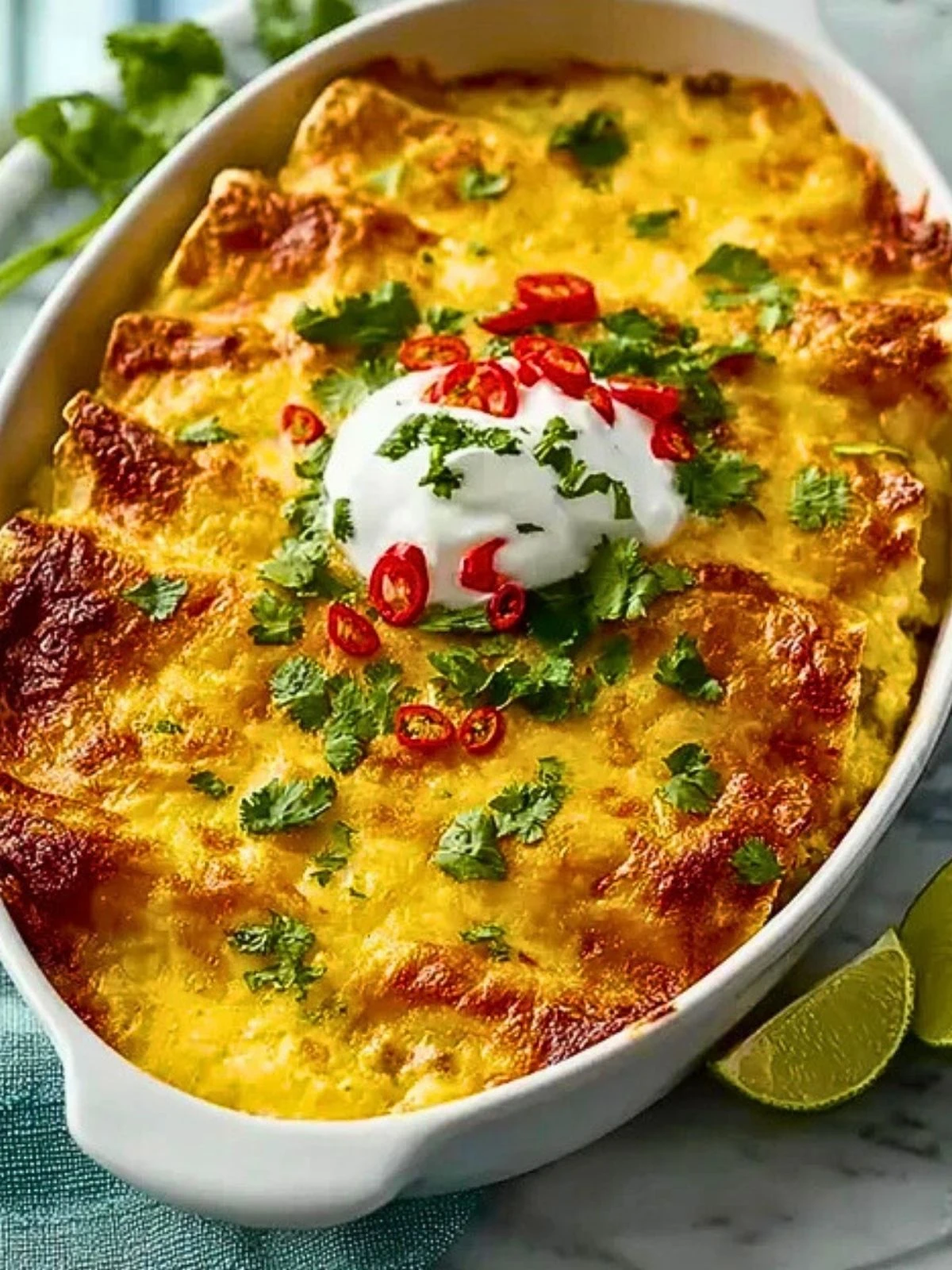 Loaded Beef Enchiladas With Cheese Sauce (1)