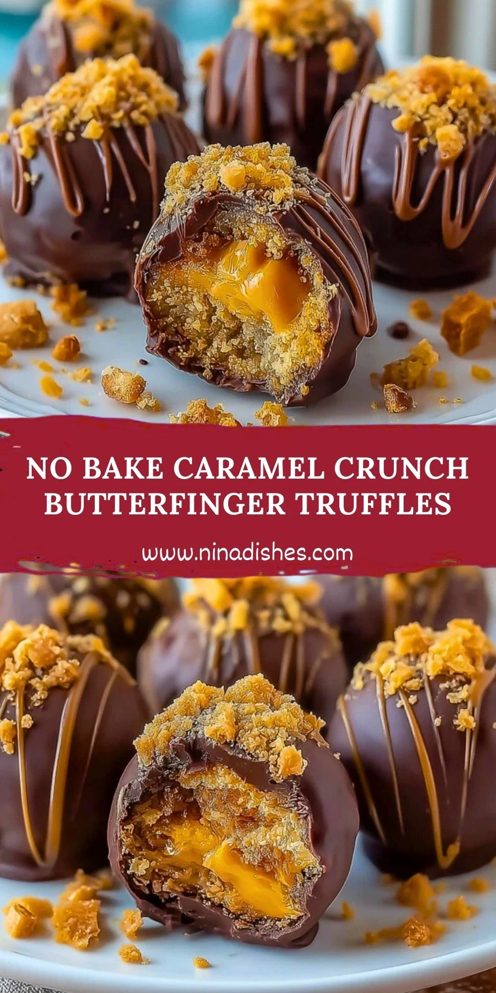 No Bake Caramel Crunch Butterfinger Truffles (2)