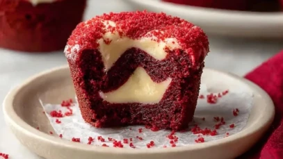 Sweet Red Velvet Brownie Bites