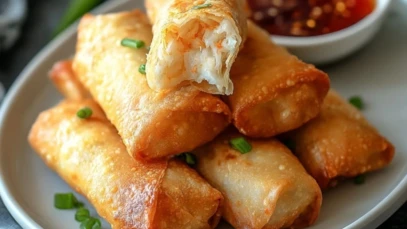 Crab Rangoon Egg Rolls