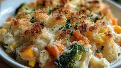 Cozy Creamy Vegetable Casserole
