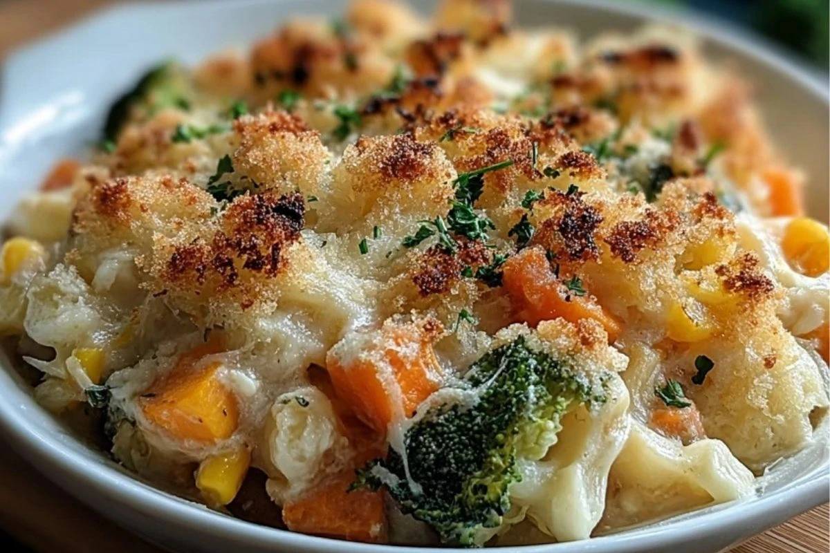 Cozy Creamy Vegetable Casserole