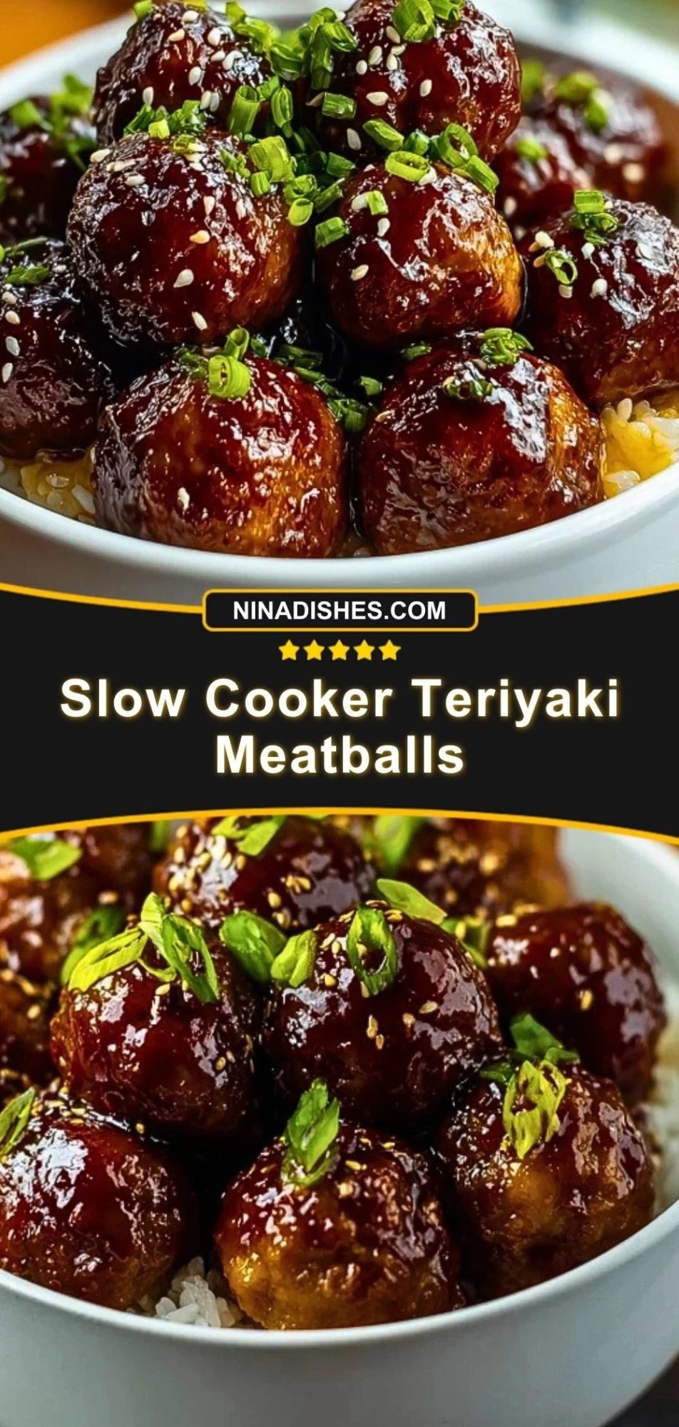 Slow Cooker Teriyaki Meatballs (3)