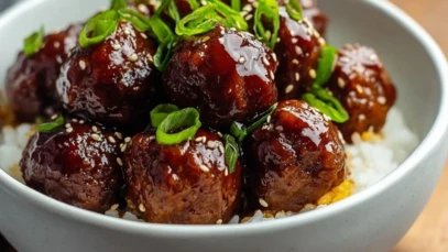 Slow Cooker Teriyaki Meatballs