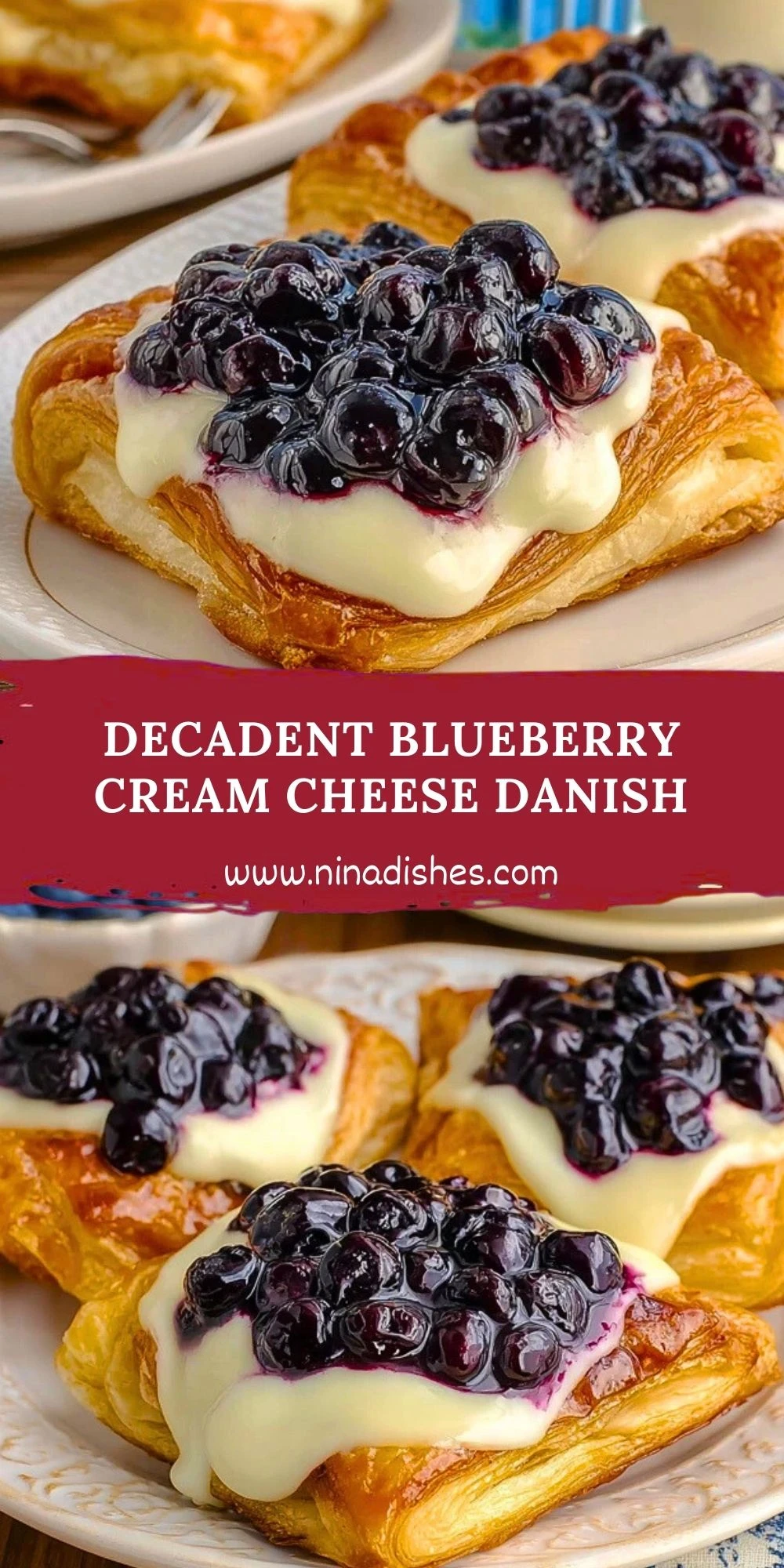 Decadent Blueberry Cream Cheese Danish (2)