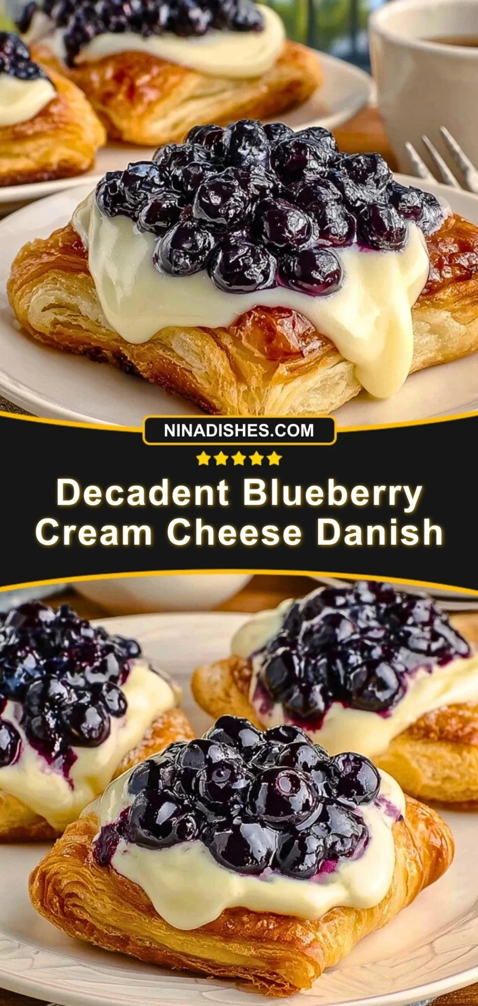 Decadent Blueberry Cream Cheese Danish (3)