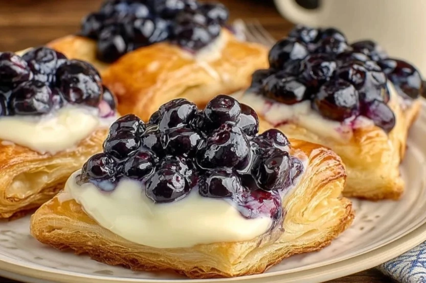 Decadent Blueberry Cream Cheese Danish