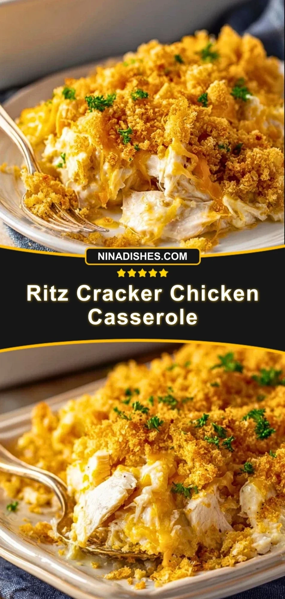 Ritz Cracker Chicken Casserole (3)