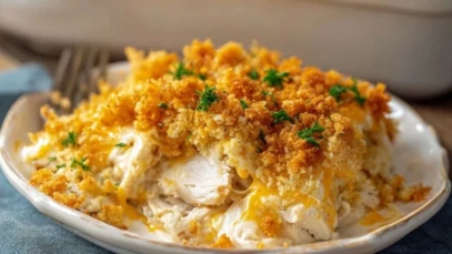 Ritz Cracker Chicken Casserole