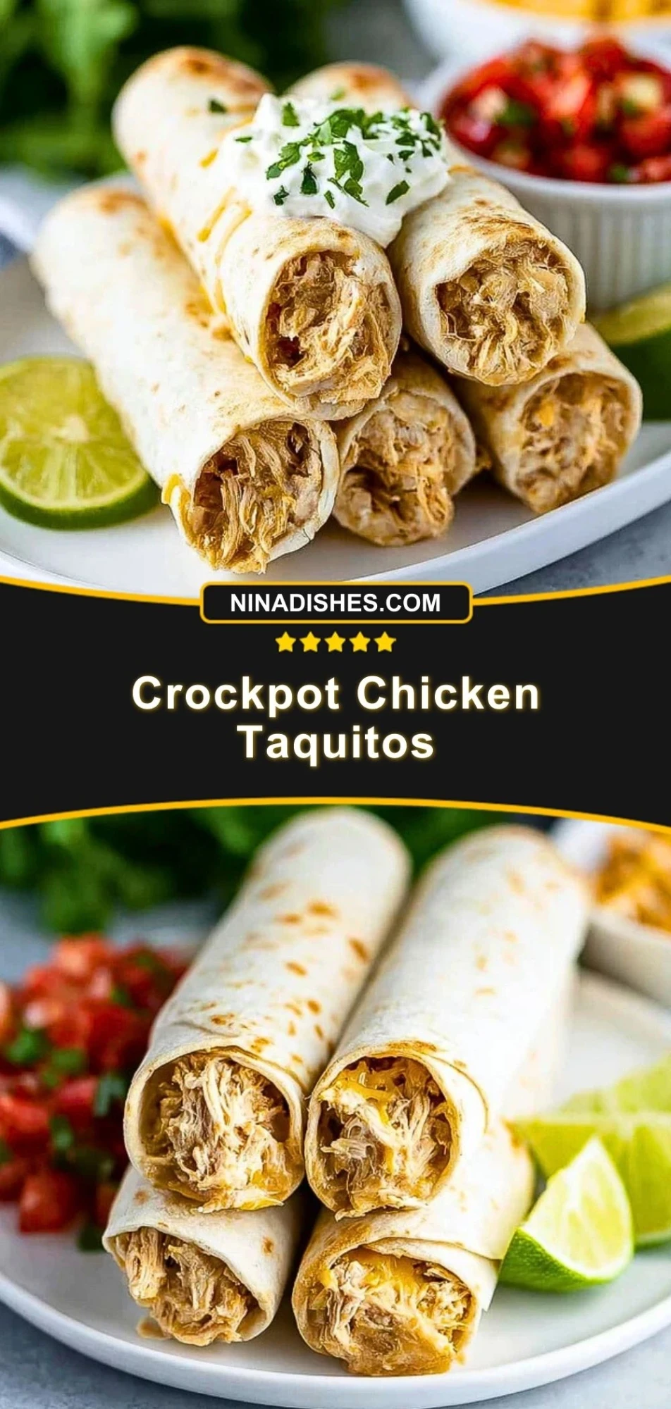 Crockpot Chicken Taquitos (3)