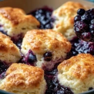 Delicious Blueberry Butter Swim Biscuits