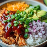 Delicious Low Carb BBQ Chicken Bowl