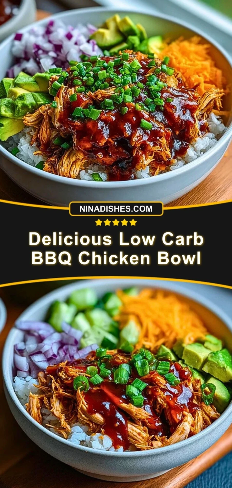 Delicious Low Carb BBQ Chicken Bowl (3)