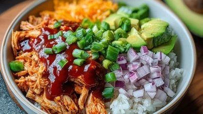 Delicious Low Carb BBQ Chicken Bowl