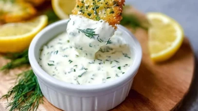 Creamy Homemade Tartar Sauce