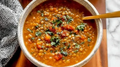 Easy Homemade Lentil Soup