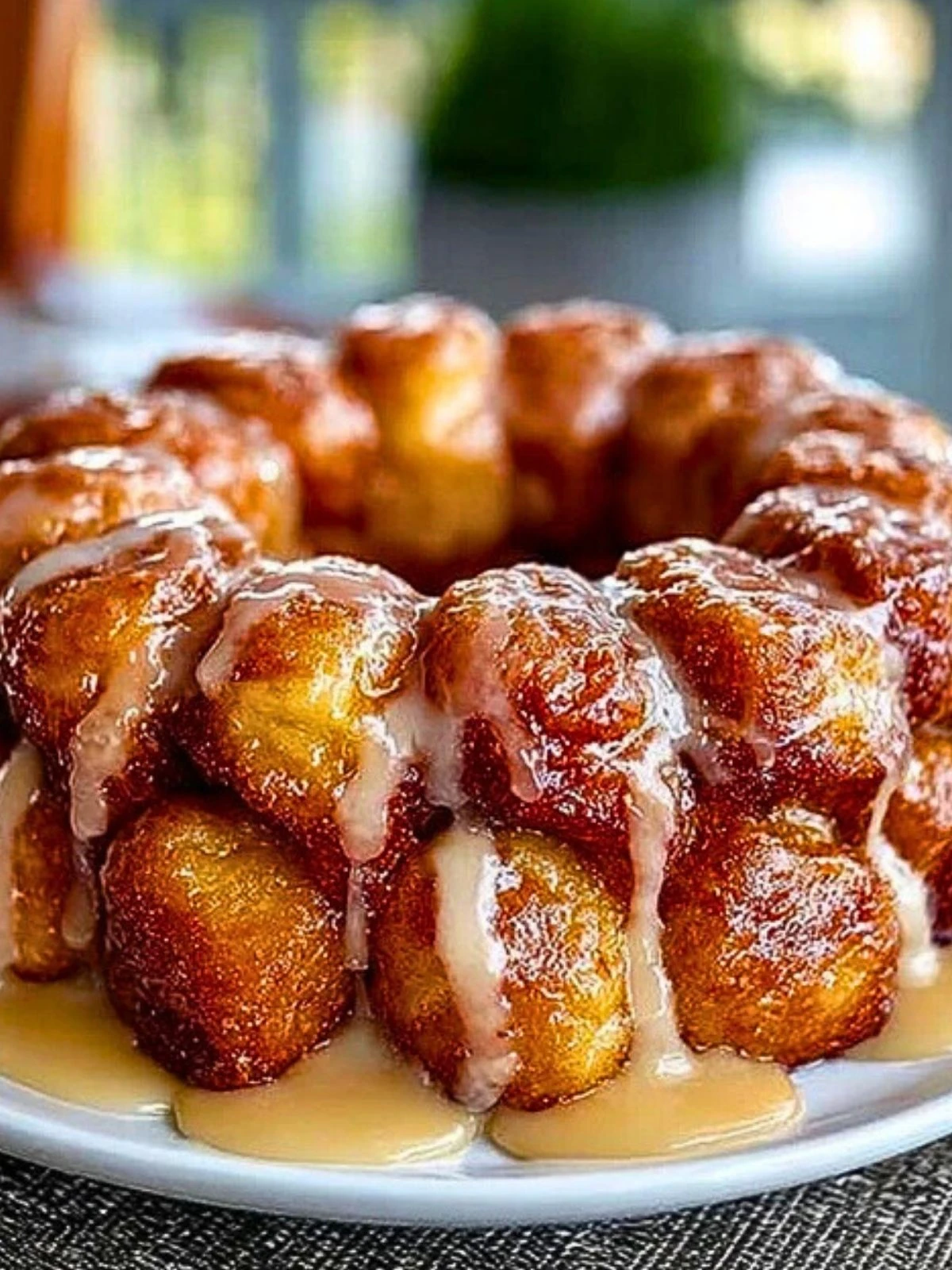Easy Homemade Monkey Bread With Vanilla Glaze (1)