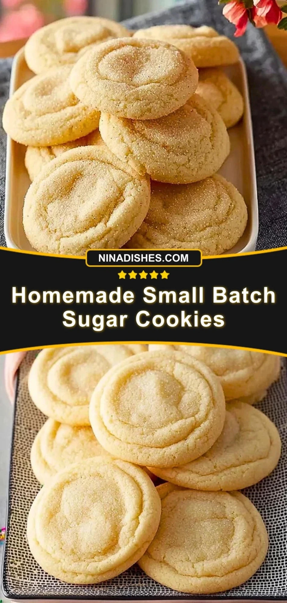 Homemade Small Batch Sugar Cookies (1)
