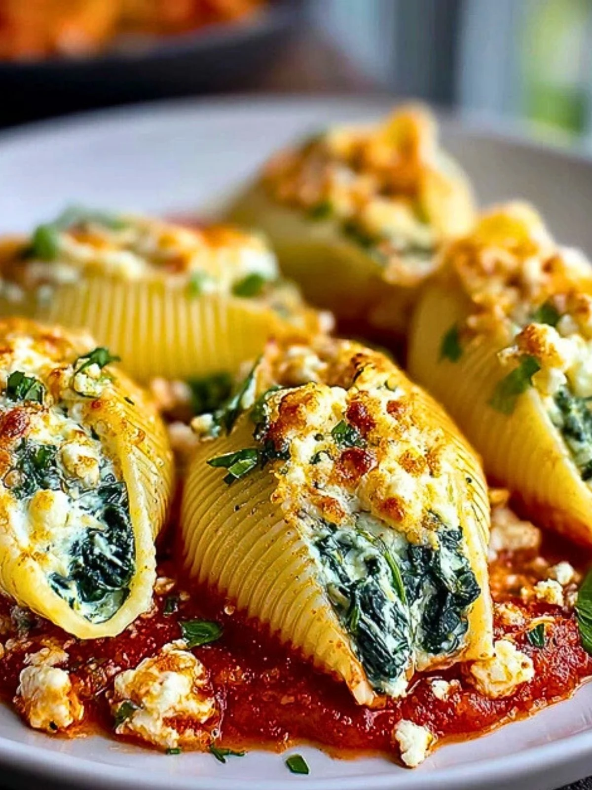 Spinach and Cheese Stuffed Shells (1)