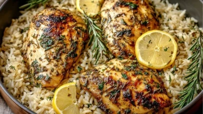 Lemon Herb Chicken and Rice