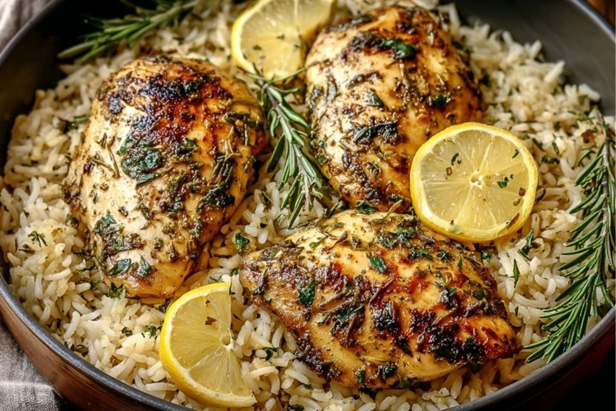 Lemon Herb Chicken and Rice