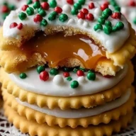 Irresistible Caramel Ritz Cracker Christmas Cookies (1)