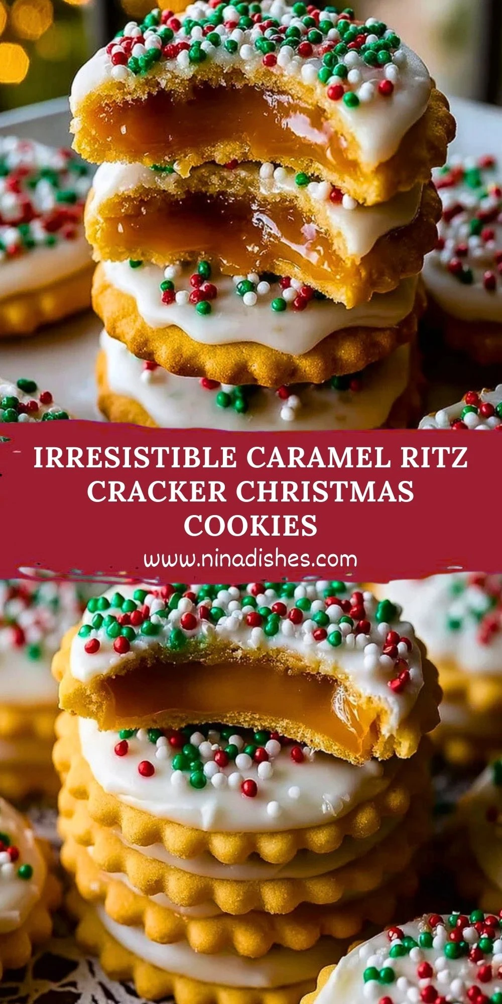 Irresistible Caramel Ritz Cracker Christmas Cookies (3)