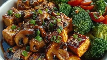 Mushroom and Tofu Stir-Fry