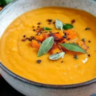 Roasted Italian Sweet Potato Soup