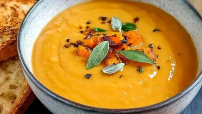 Roasted Italian Sweet Potato Soup