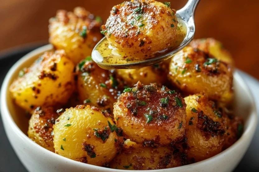 Mustard Potato Poppers