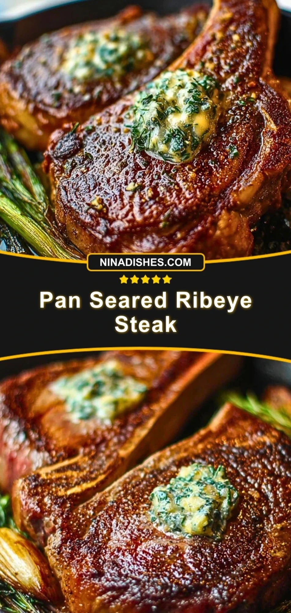 Pan Seared Ribeye Steak (3)