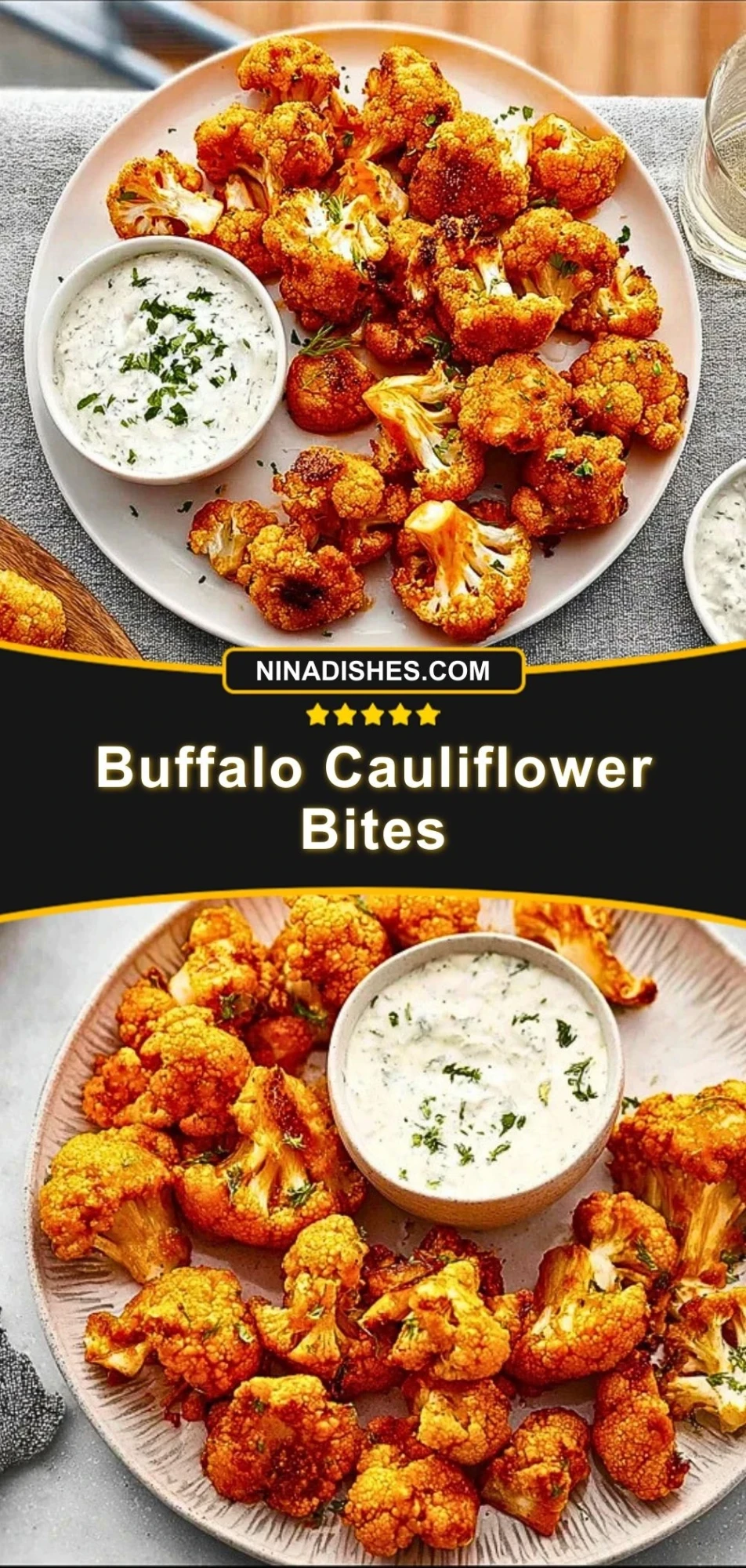 Buffalo Cauliflower Bites (3)