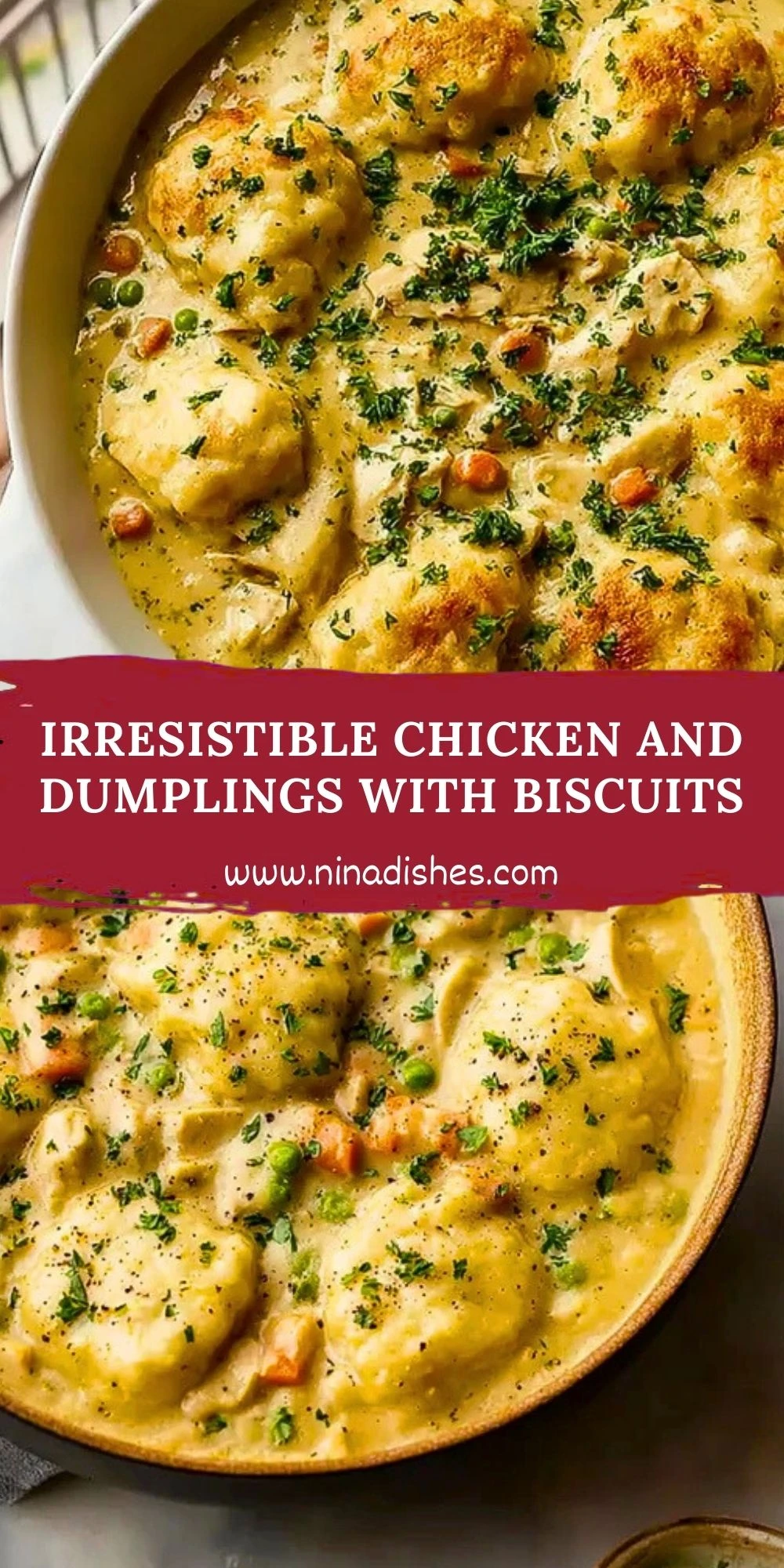 Irresistible Chicken And Dumplings With Biscuits (2)