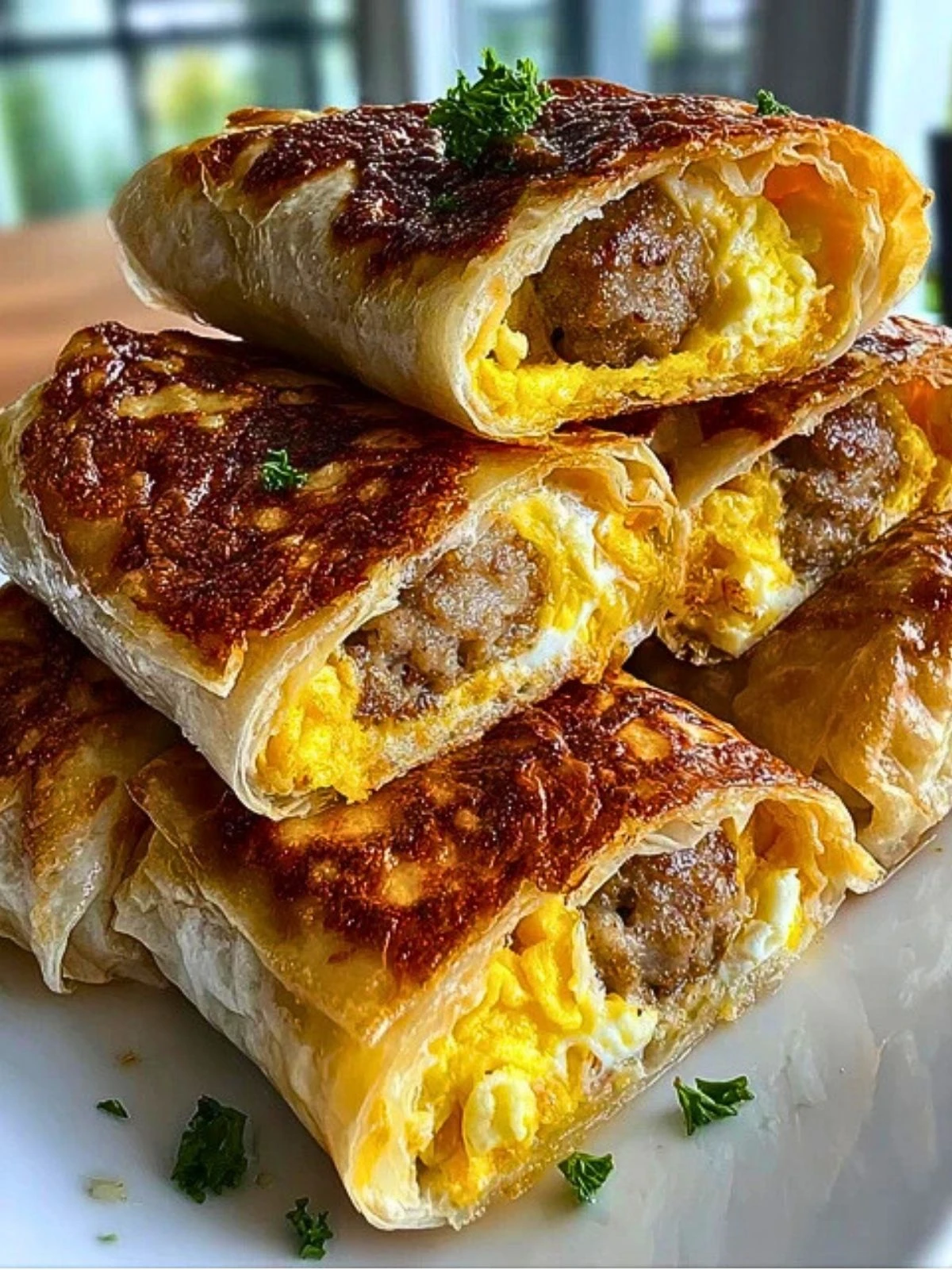 Sausage Egg Breakfast Rolls (1)