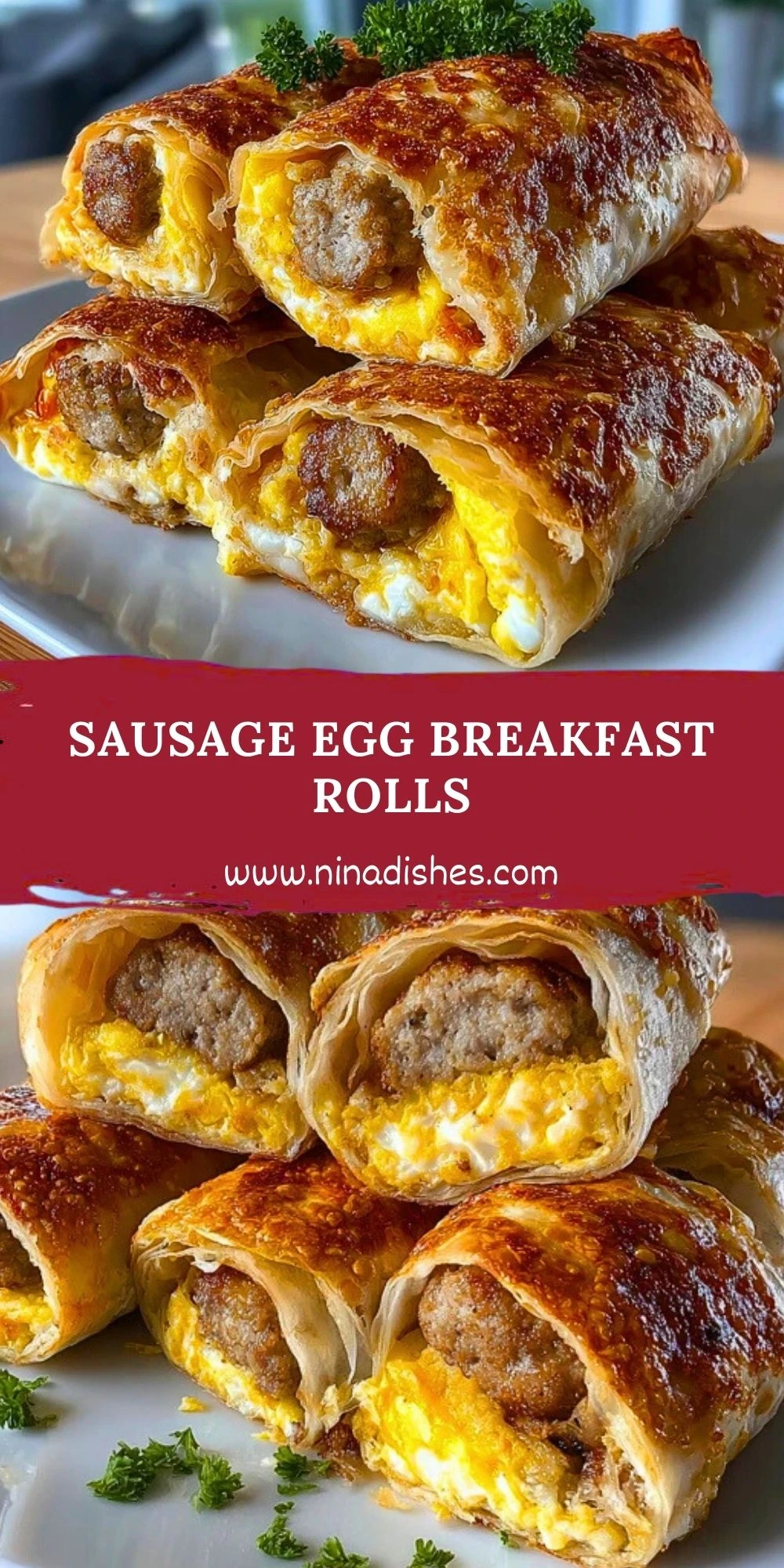 Sausage Egg Breakfast Rolls (2)