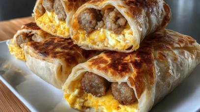 Sausage Egg Breakfast Rolls