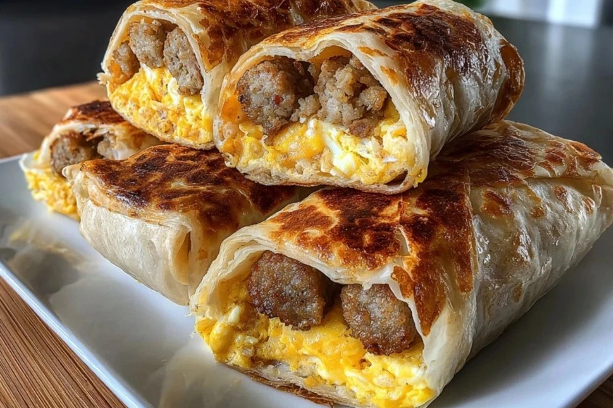 Sausage Egg Breakfast Rolls