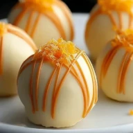 Orange Creamsicle Truffles