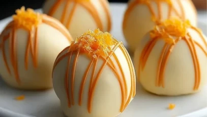 Orange Creamsicle Truffles