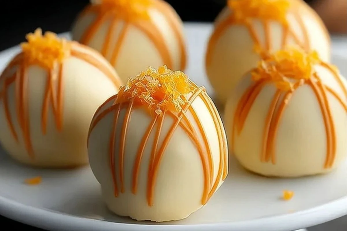 Orange Creamsicle Truffles