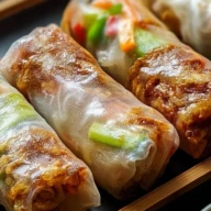 Taste Air Fryer Rice Paper Noodle Rolls